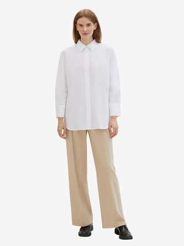 TOM TAILOR Blouse in White