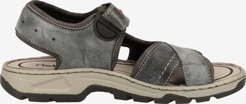 Rieker Hiking Sandals in Grey