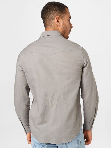 DIESEL Slim fit Button Up Shirt in Grey