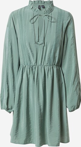 VERO MODA Shirt dress 'IDDA' in Green: front