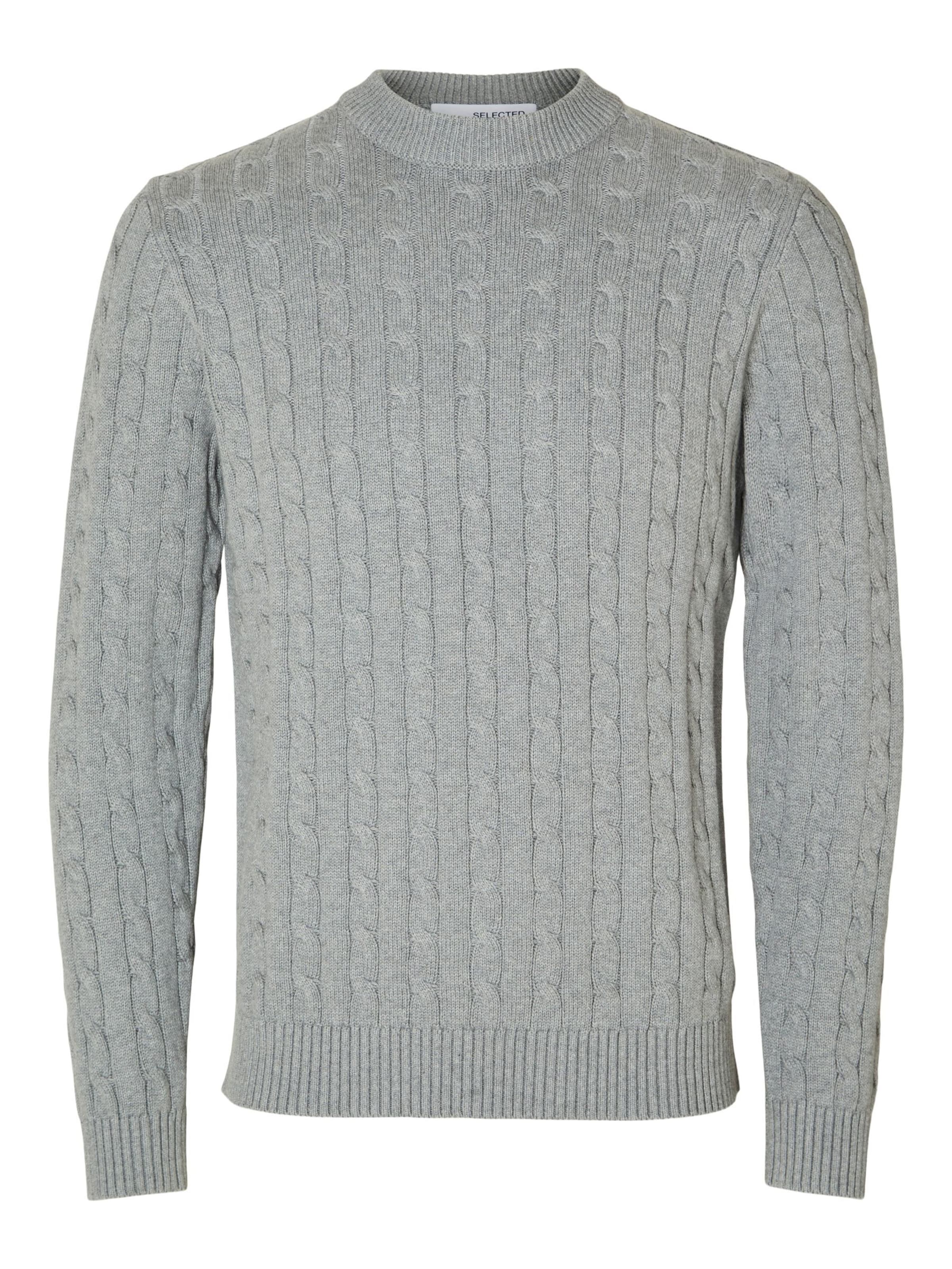 SELECTED Sweater 'SLHRyan' in Grey: front