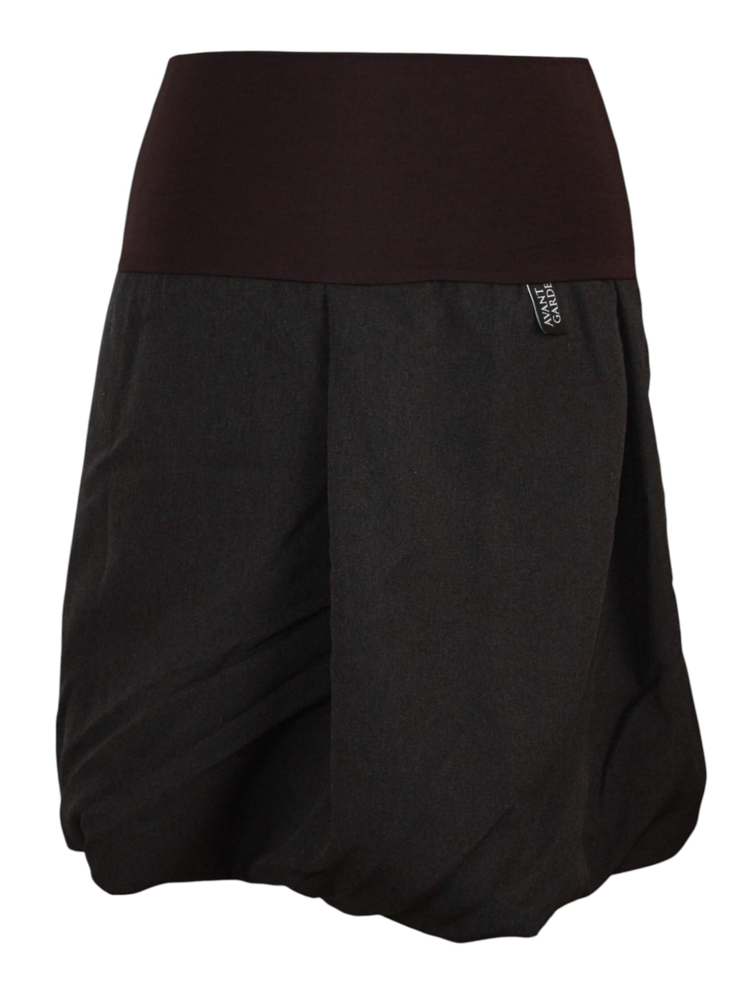 dunkle design Skirt 'Brown "Highlighted"' in Grey: front