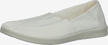natural world Classic Flats in White: front