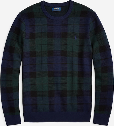 Polo Ralph Lauren Pulover u noćno plava / tamno zelena / crna, Pregled proizvoda