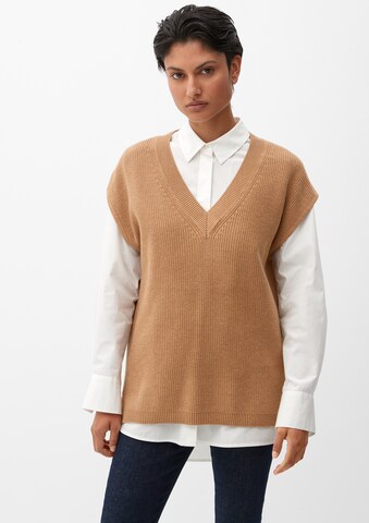 s.Oliver Pullover in Braun: Vorderseite