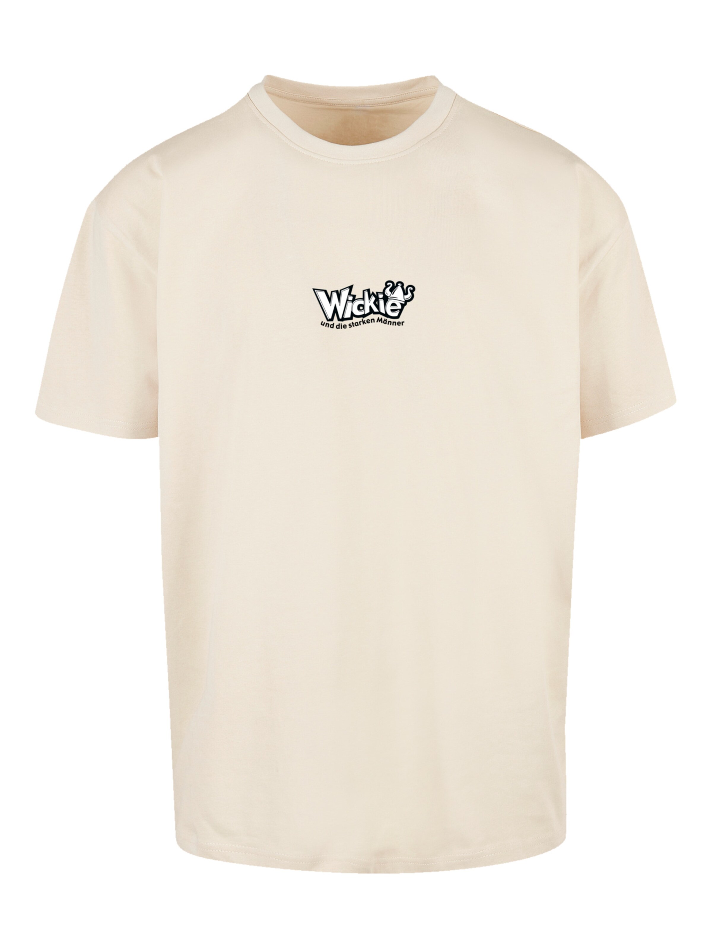 F4NT4STIC Shirt 'Wickie und die starken Männer Turn Your Head' in Beige: front