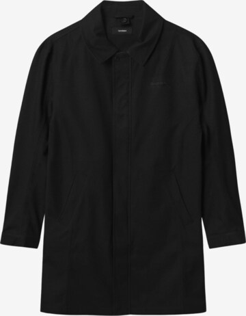 Cappotto di mezza stagione 'Emerson' di GABBA in nero: frontale