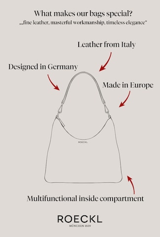 Shopper 'Carla' di Roeckl in marrone