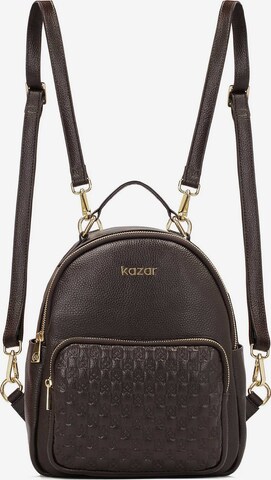 Kazar Backpack in Brown: front