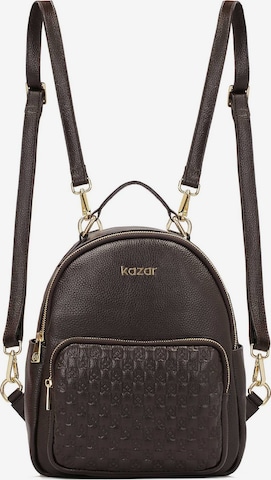 Kazar Backpack in Brown: front