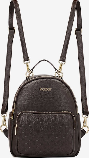 Kazar Backpack in Chestnut brown / Gold, Item view