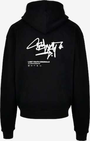 Lost Youth Sweatshirt 'Graffiti' in Black