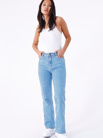 Dr. Denim Slimfit Jeans 'Drdenimmoxy High Straight' in Blauw