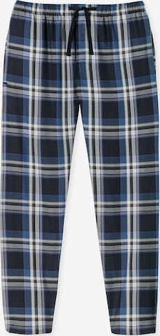 SCHIESSER Pyjamahose 'Mix+Relax' in Blau: Vorderseite