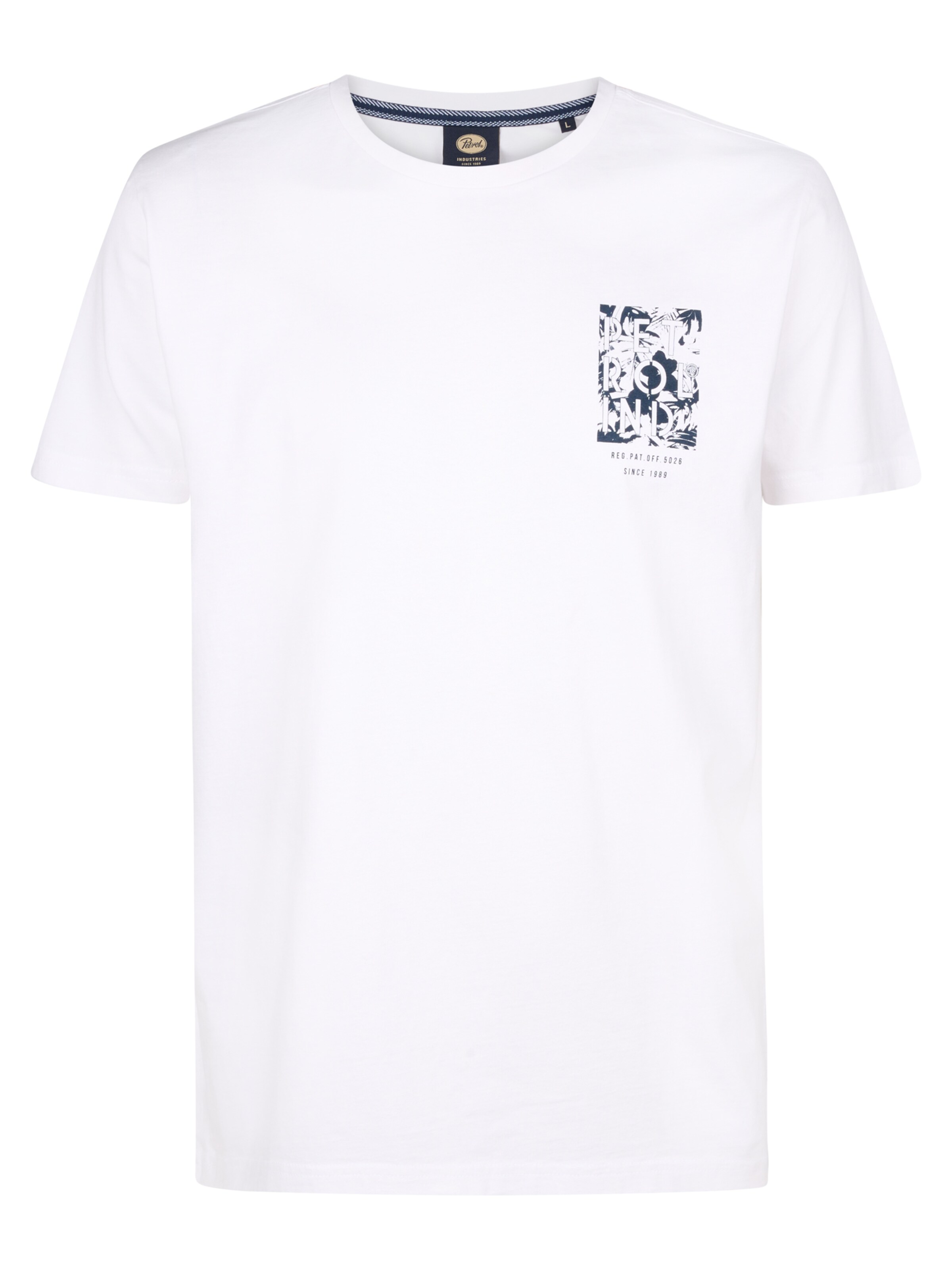 Petrol Industries Shirt 'Sandcrest' in White: front