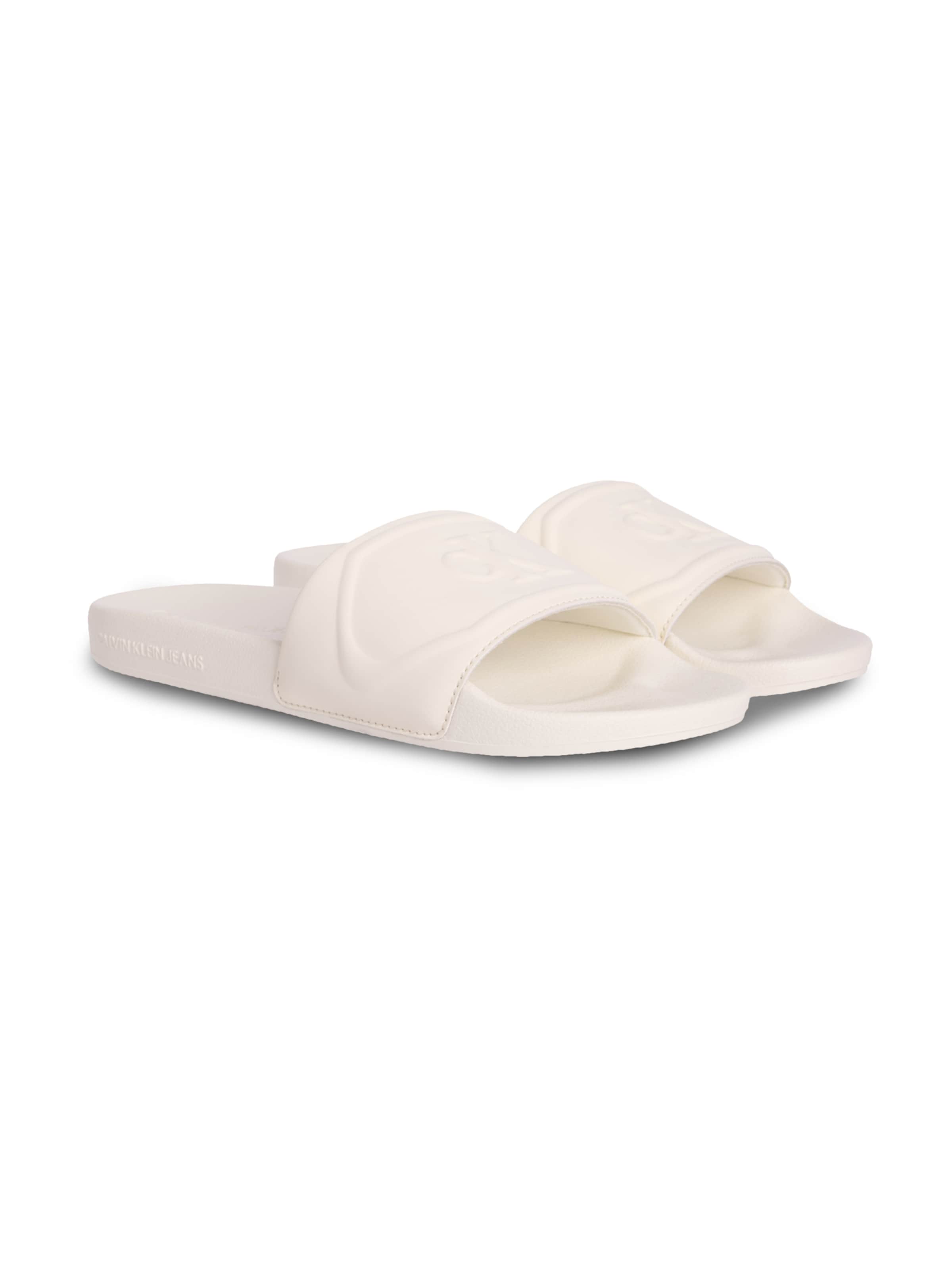Calvin Klein Šľapky - Biela: predná strana