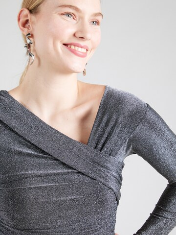 Closet London Kleid in Silber