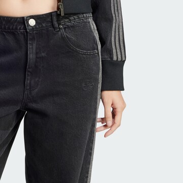 ADIDAS ORIGINALS Szeroka nogawka Jeansy 'Adicolor' w kolorze czarny