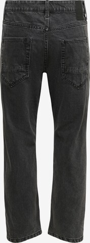 regular Jeans 'Edge' di Only & Sons in nero