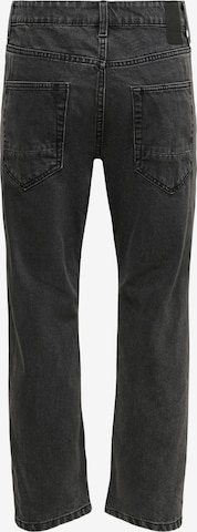 Only & Sons Regular Jeans 'Edge' i svart