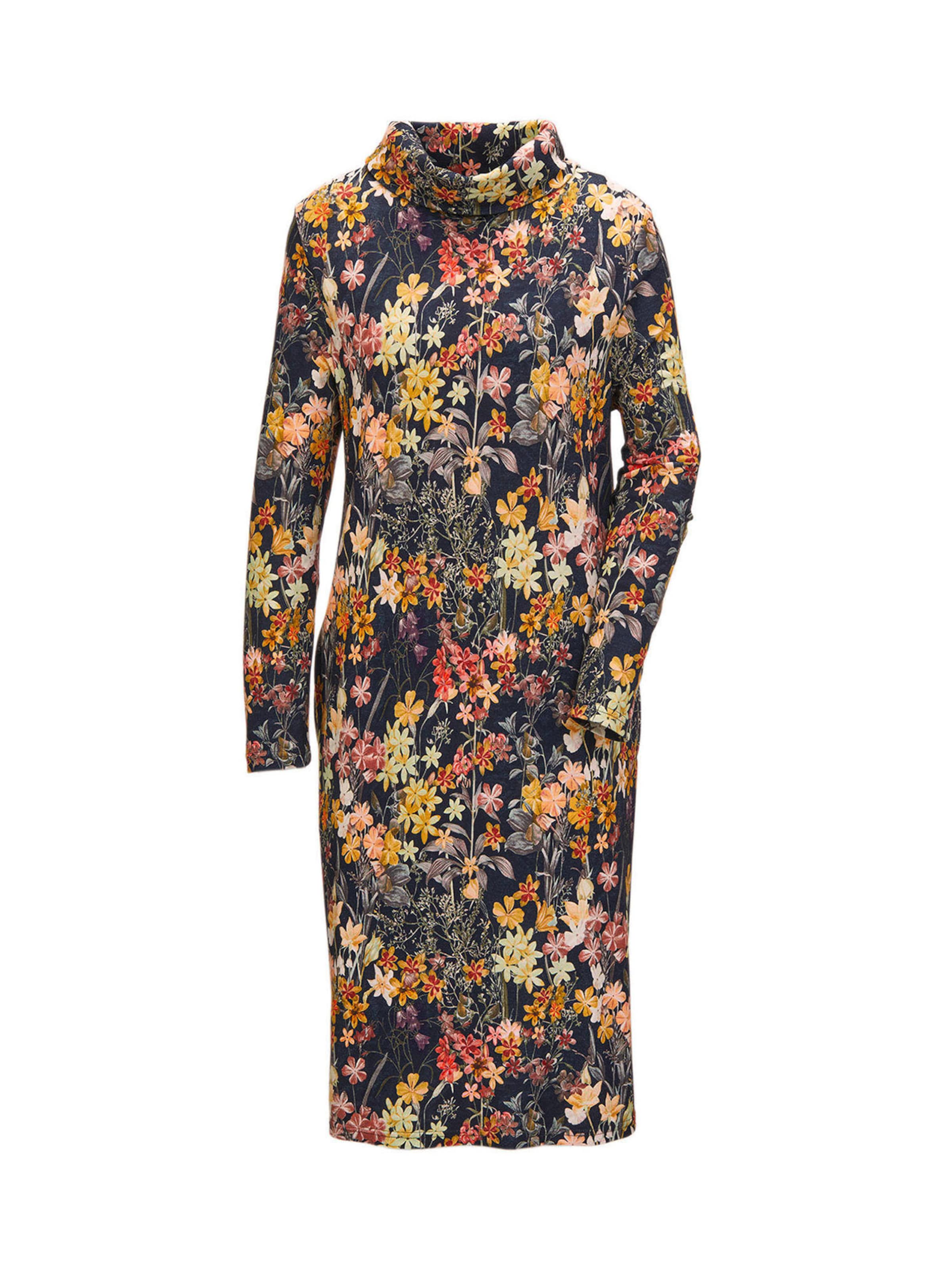 Goldner Kleid in Blau: Vorderseite