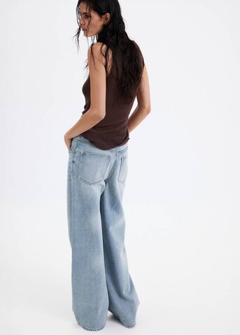 MANGO Wide leg Jeans 'Oscar' in Blue