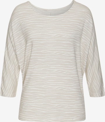 T-shirt LASCANA en blanc : devant