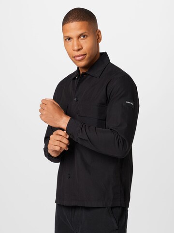 Calvin Klein Between-Season Jacket in Black: front