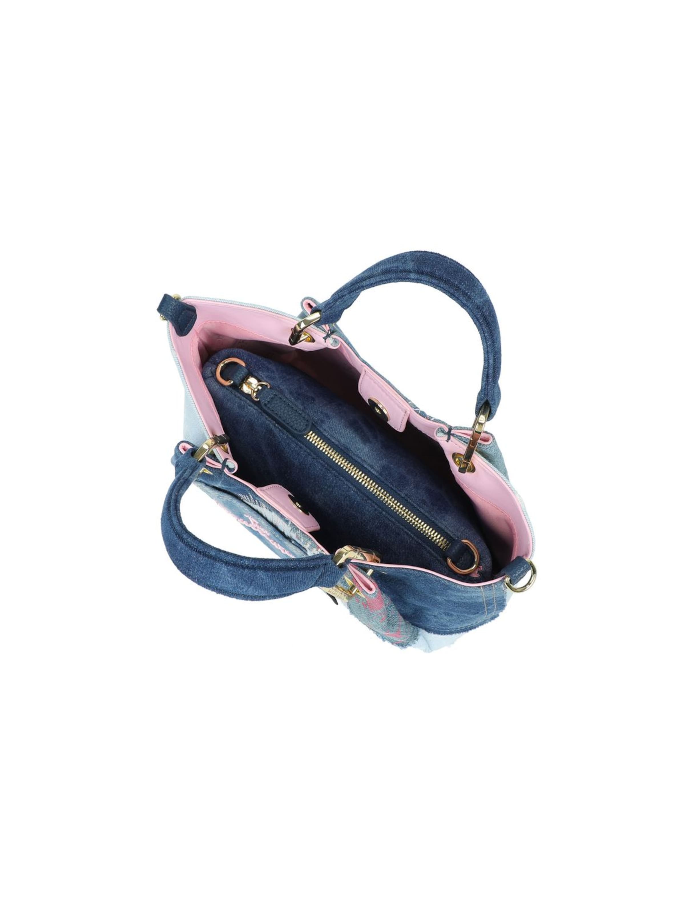 Borsa a mano 'Amy Jeans' di Braccialini in blu
