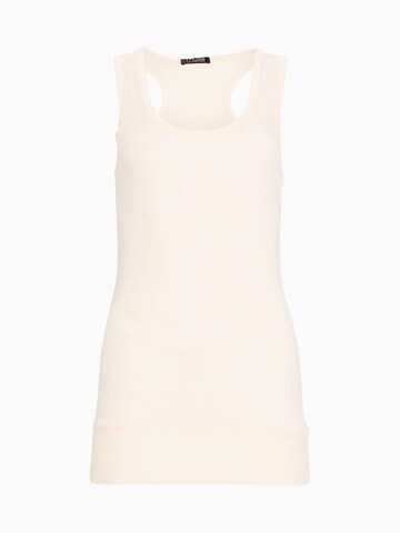 Easy Young Fashion Top in Beige: front