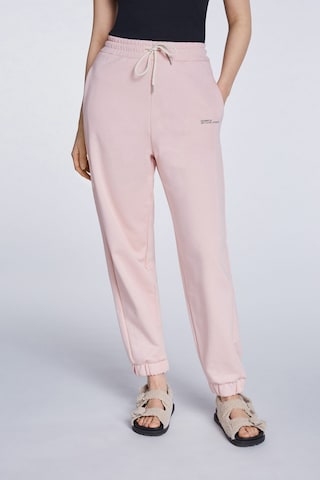 Effilé Pantalon SET en rose : devant