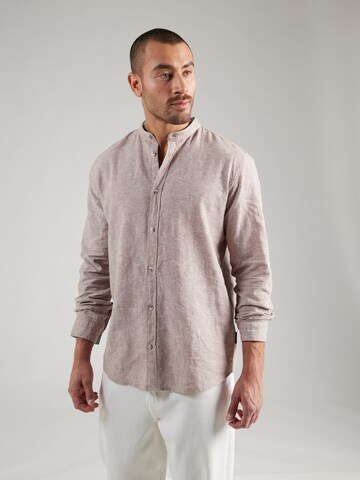 TOM TAILOR Regular fit Button Up Shirt in Pink: front