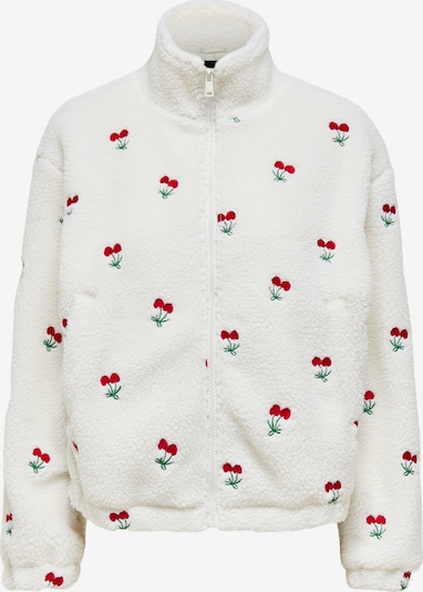 Demisezoninė striukė 'ONLAMY' iš ONLY, spalva – pilka / raudona / balta, Prekių apžvalga