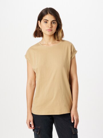 T-shirt Urban Classics en beige : devant