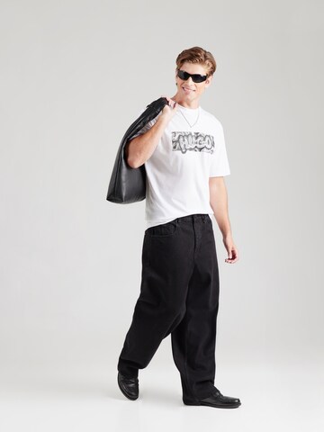HUGO T-shirt 'Nedirix' i vit