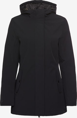 Champion Authentic Athletic Apparel Between-Seasons Coat in Black: front