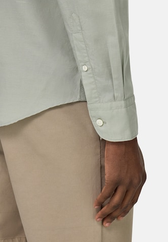 Boggi Milano Regular Fit Hemd in Grün