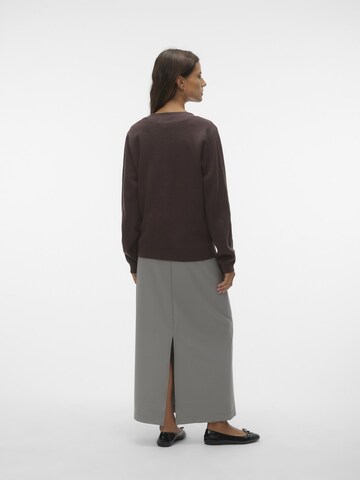 VERO MODA Вязаная кофта 'Mathilde' в Коричневый
