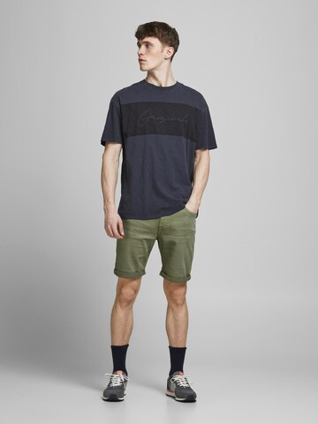 JACK & JONES Regular Jeans 'JJRick' in Groen