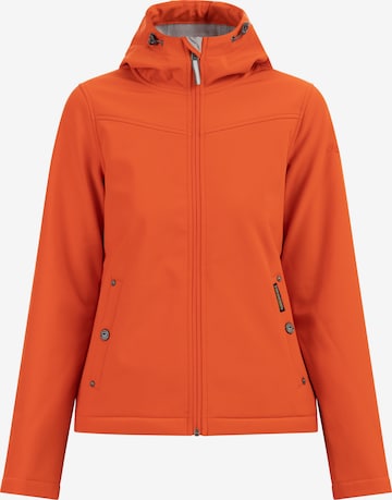 Schmuddelwedda Toiminnallinen takki värissä punainen: etupuoli