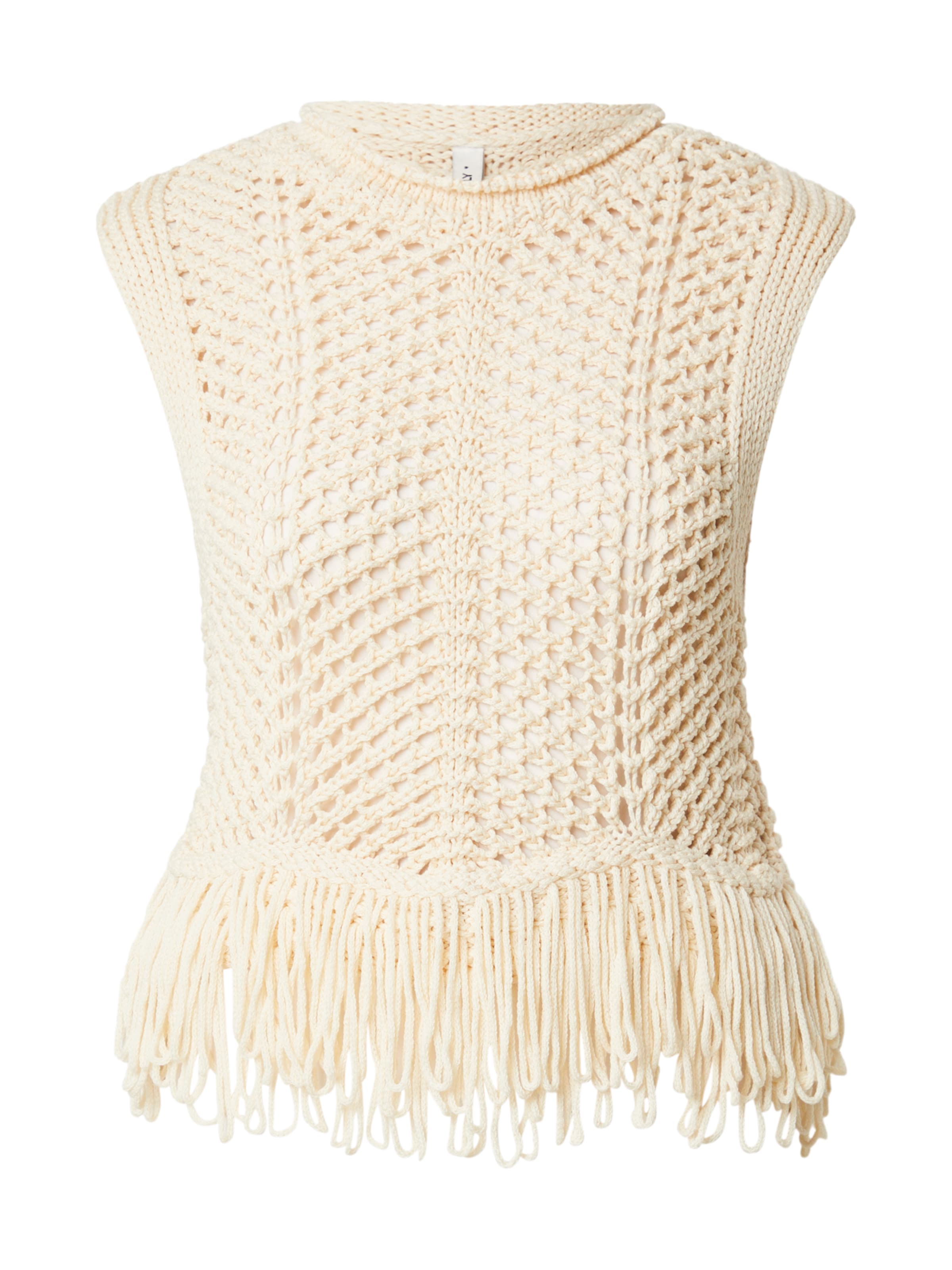 ONLY Sticktop 'ONLKIMMIE' i beige: forside