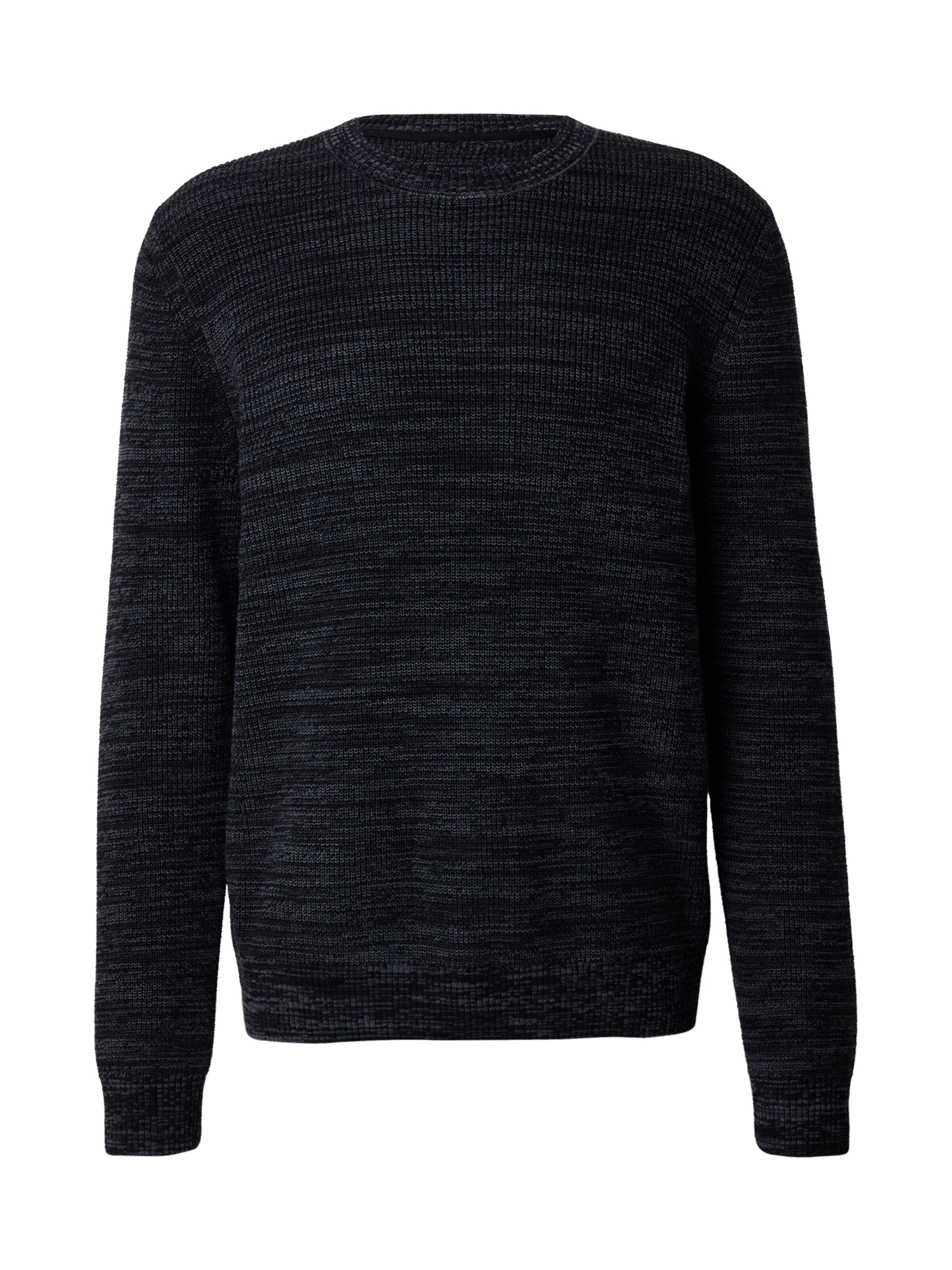 Pull-over QS en noir : devant