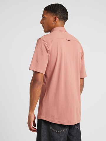 Only & Sons Slim fit Button Up Shirt 'ONSTARP' in Pink