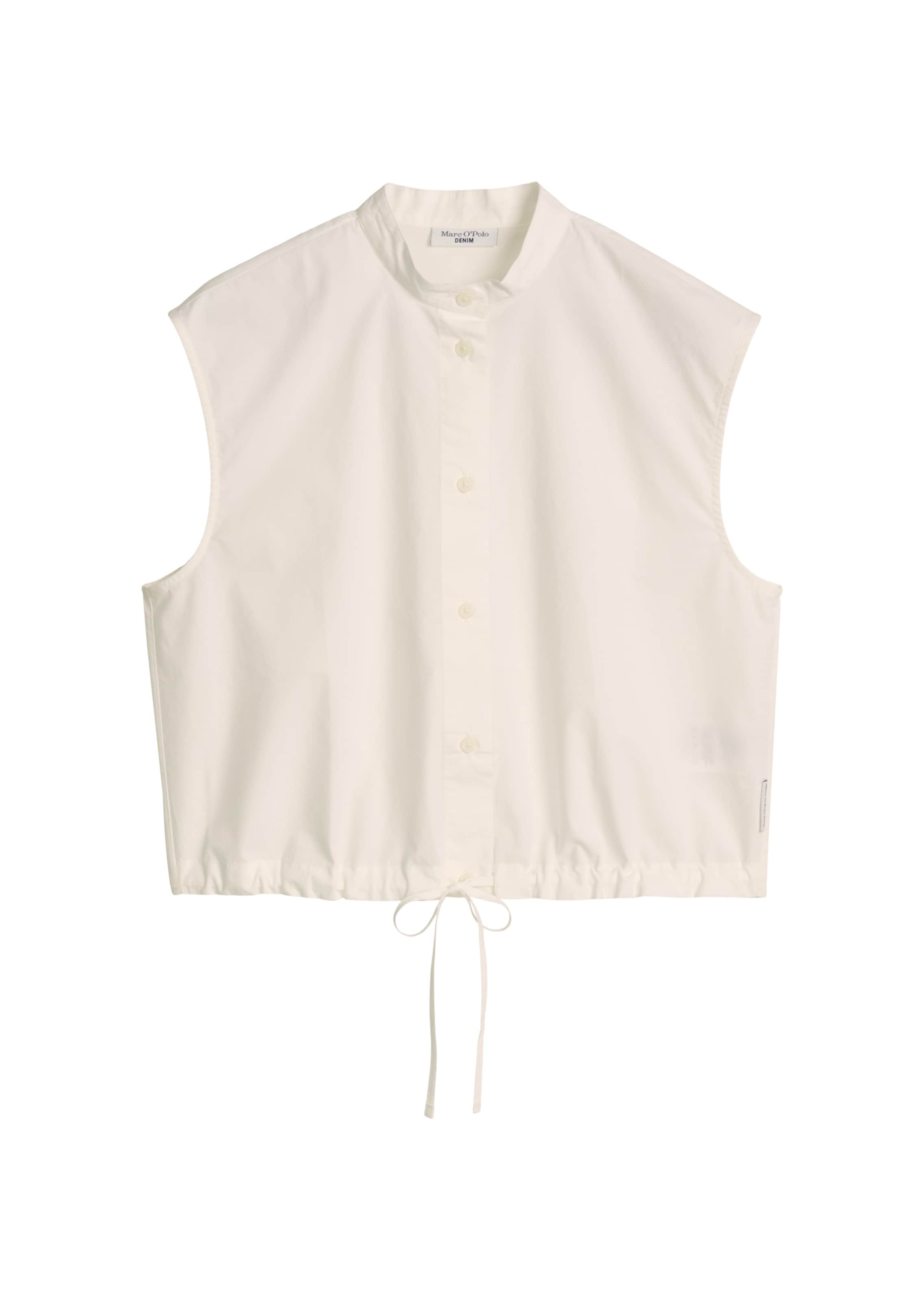 Marc O'Polo DENIM Bluse in Weiß: Vorderseite