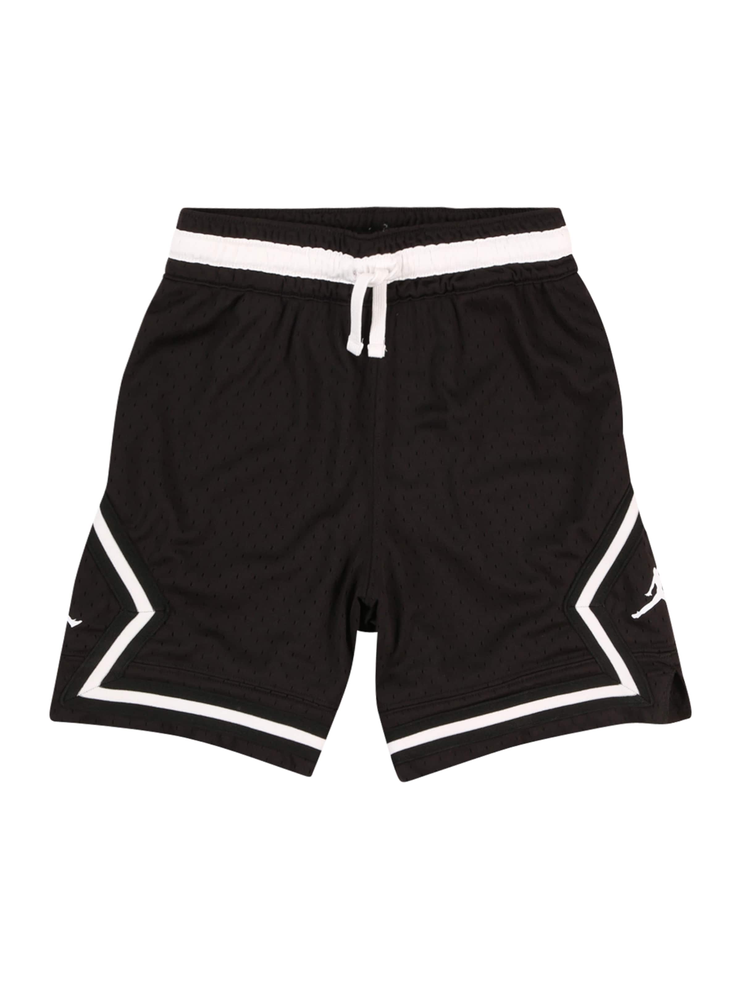 juoda Jordan Laisvas Sportinės kelnės 'Diamond': priekis