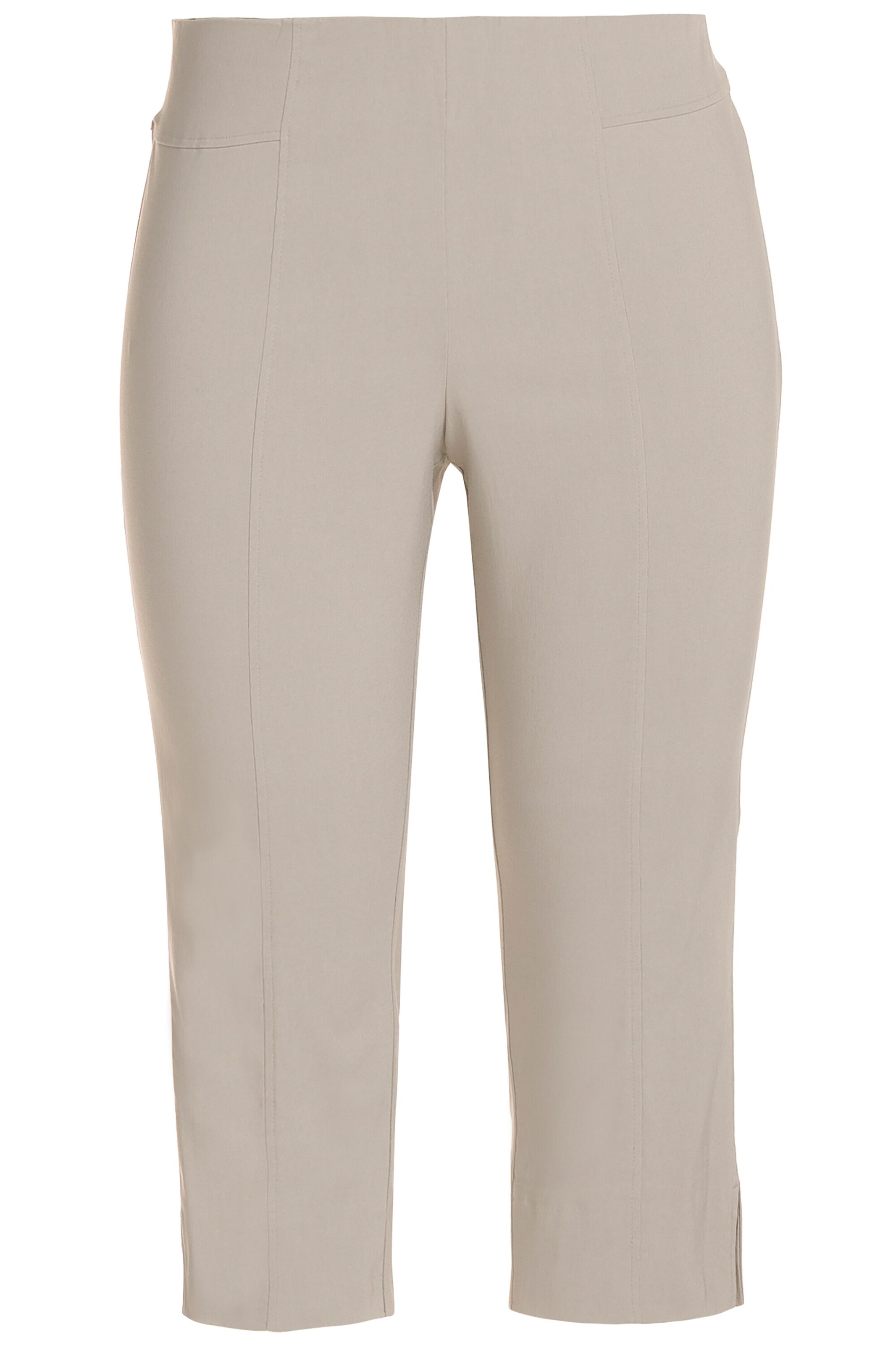 Ulla Popken Slimfit Broek in Wit: voorkant