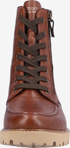 REMONTE Lace-Up Ankle Boots in Brown