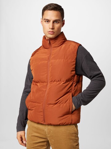 Gilet di BURTON MENSWEAR LONDON in arancione: frontale