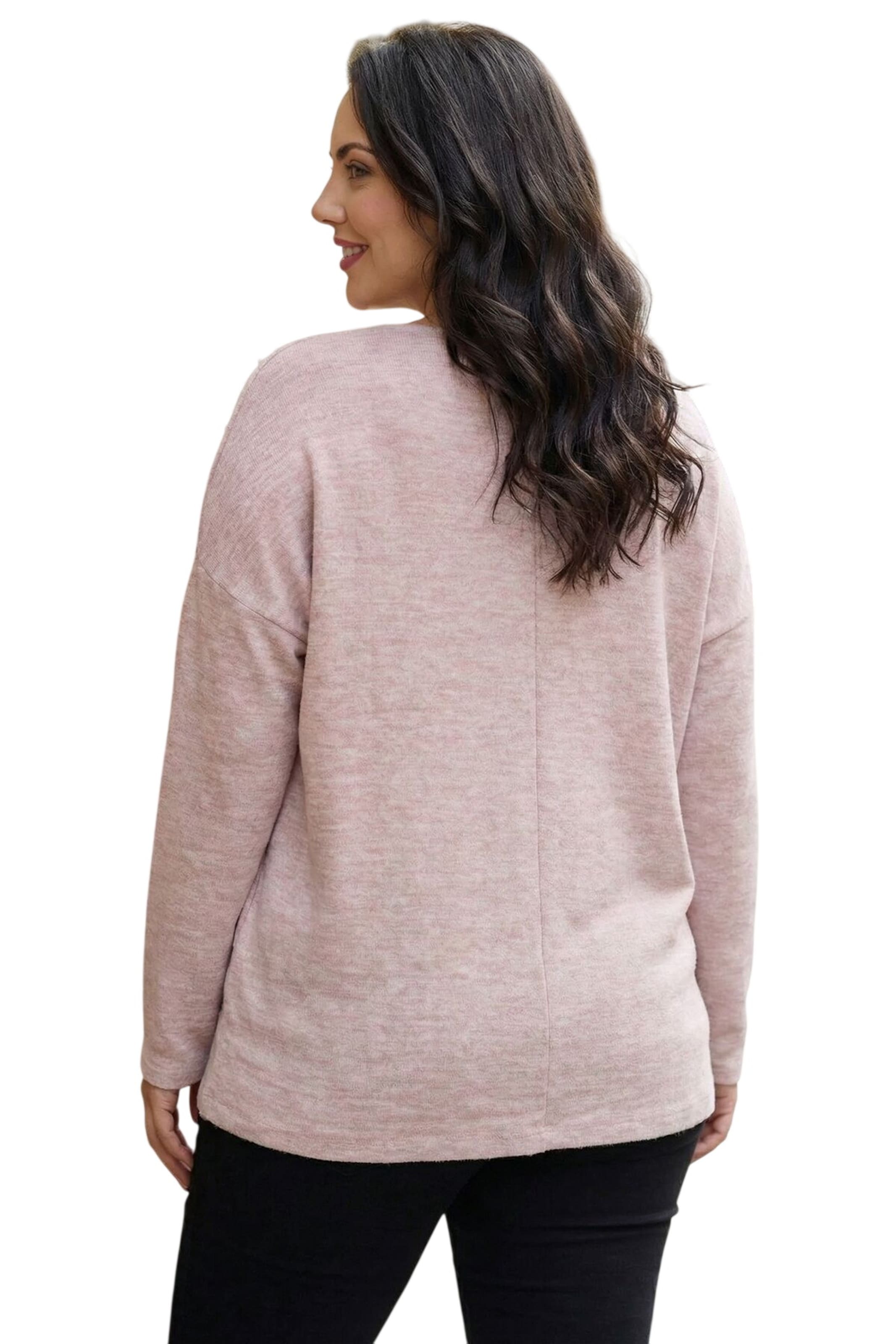 T-shirt Stil Diva en rose