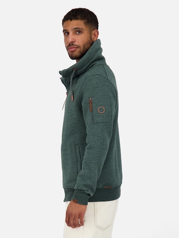 Alife and Kickin Sweat jacket 'Elias' in Green